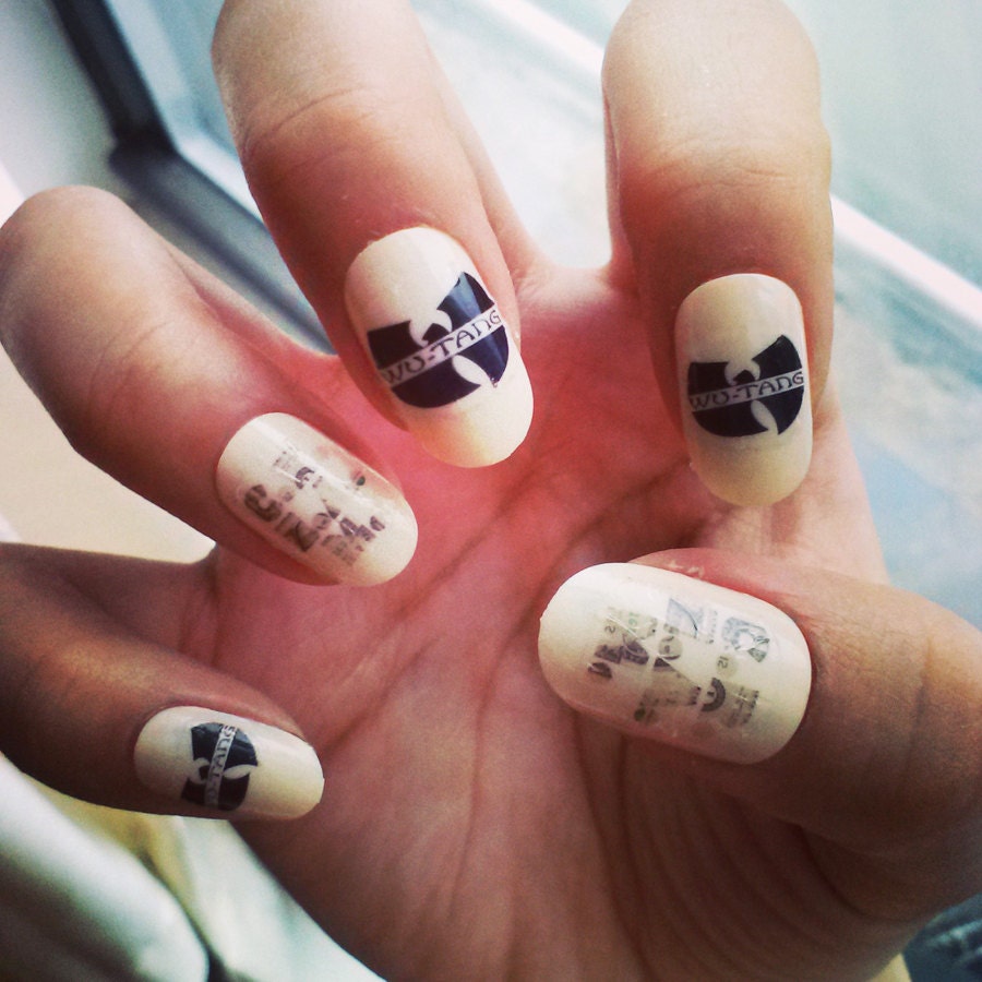 NAIL DECALS Wu Tang Clan by DopeDigits on Etsy