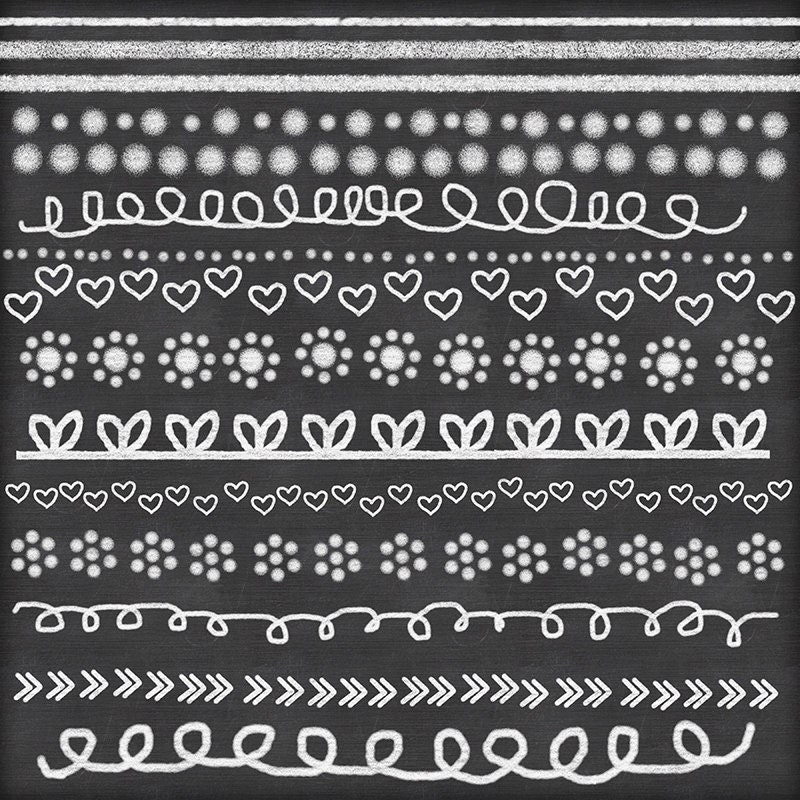 chalk clipart doodle chalk borders lines hand drawn chalk clip