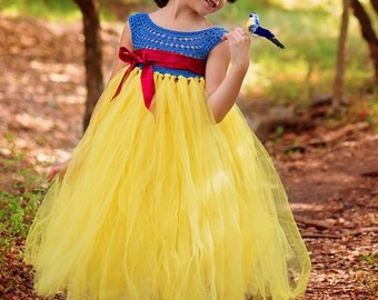 Items similar to Fluffy Princess Crochet Tutu Dress 2 Piece Set on Etsy