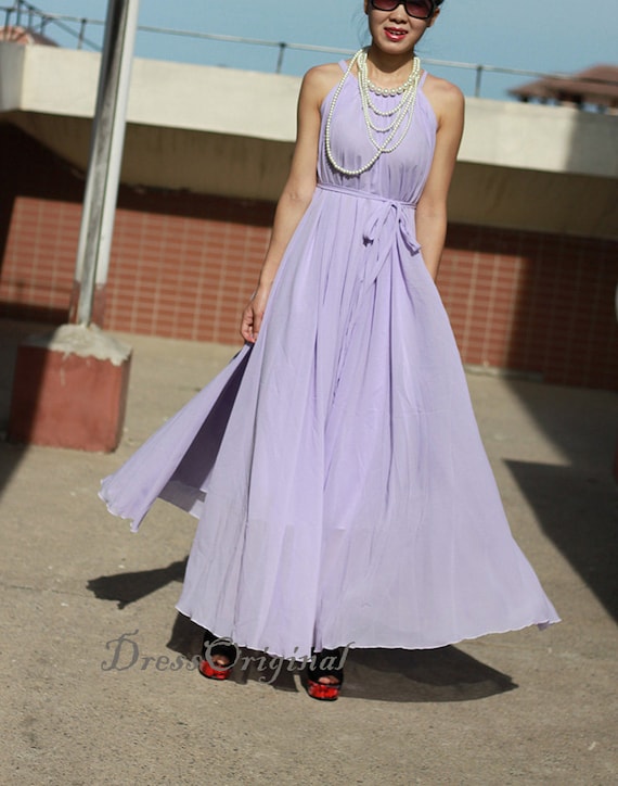 Plus size maxi dresses Lavender maxi dress Summer Dress