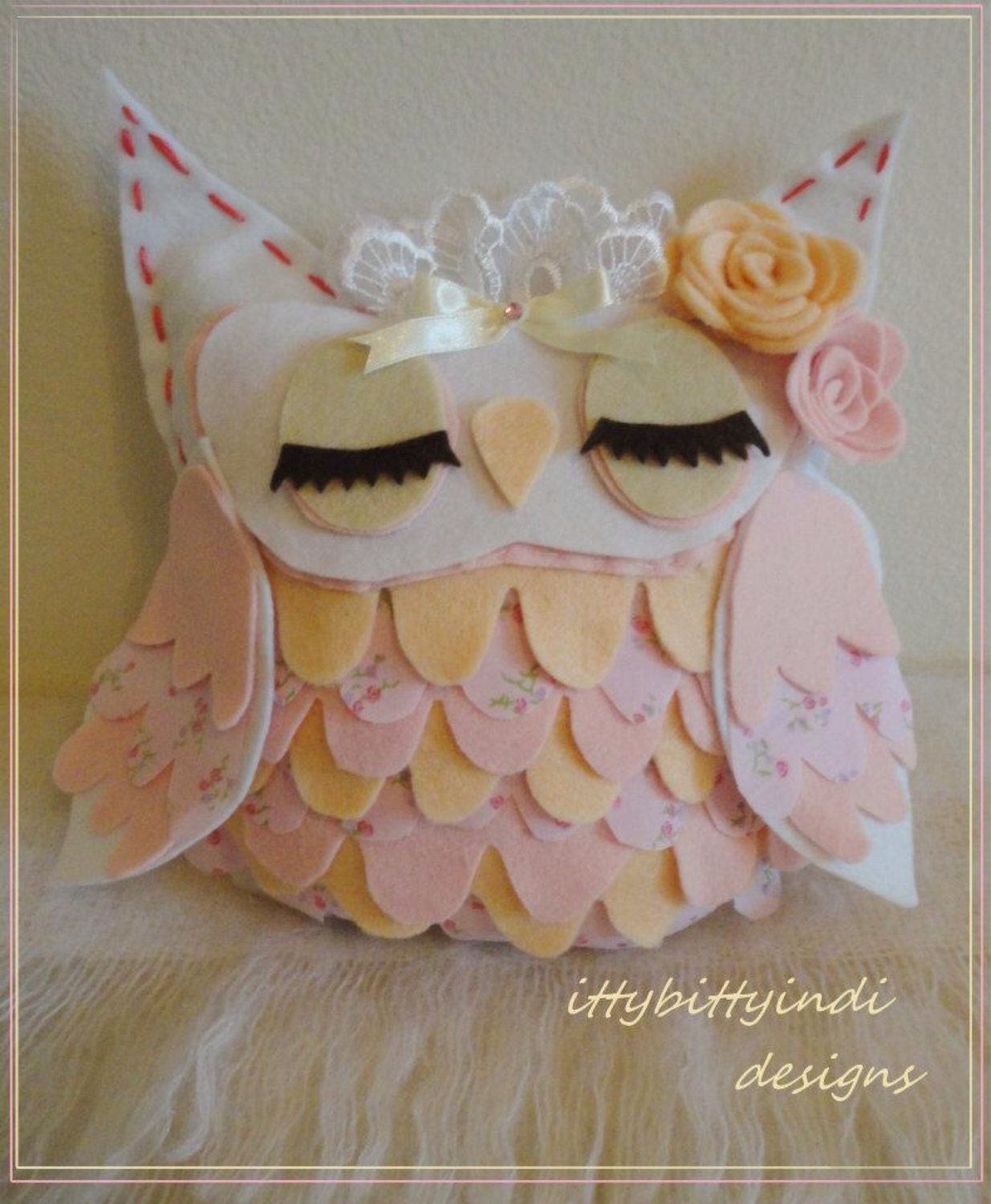 owl marshmallow pillow