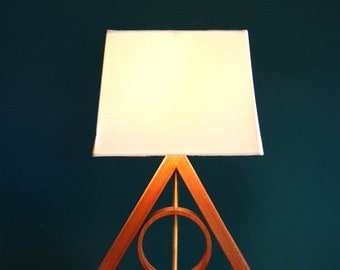 Harry Potter Deathly Hallows Table Lamp Harry Potter Kids Lamp Living Room Lamp Geometric Lamp Master of Death