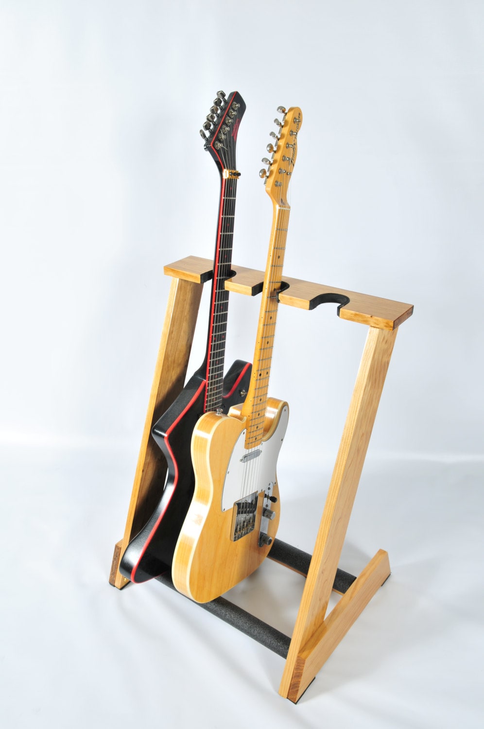 Handcrafted Wooden Guitar Stand from ALLWOOD STANDS Display