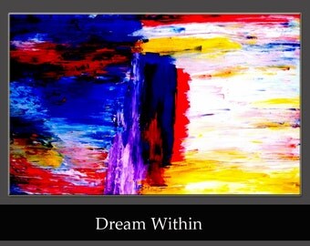 Acrylic Art Painting Large, ORIGINAL 40"Abstract Painting, Original Acrylic Painting on Canvas Contemporary Painting Wall Art