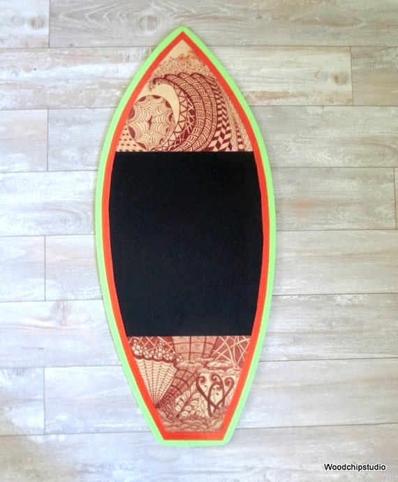 SALE32 Chalkboard Surf Board Water Board Hand