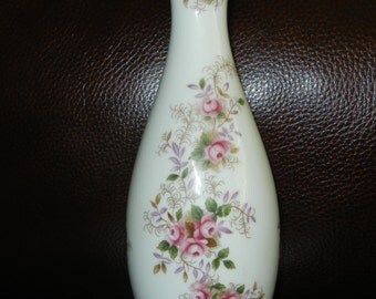 Vintage Royal Albert Bone China England, Lavender Rose Budd Vase 1961