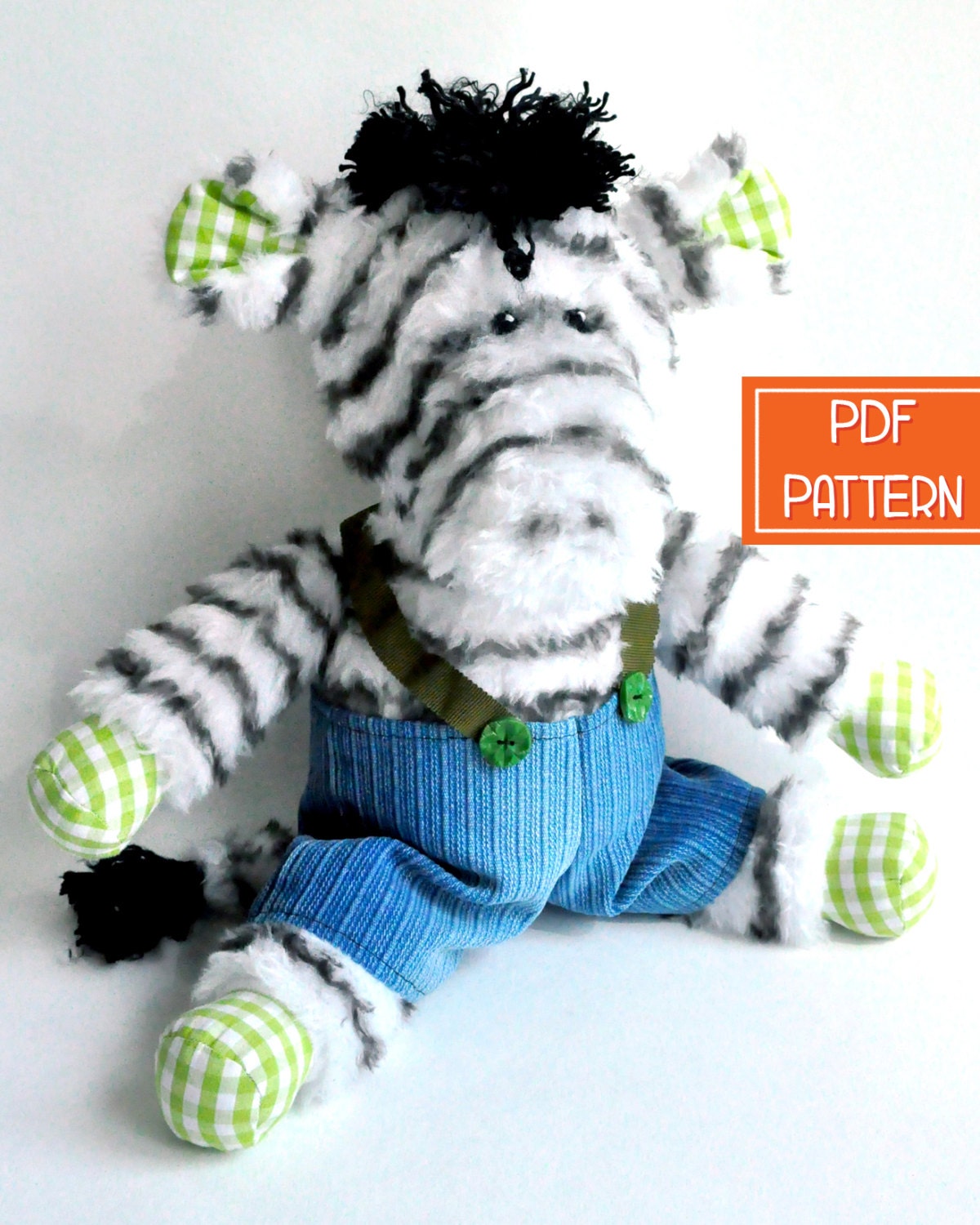 soft zebra toy