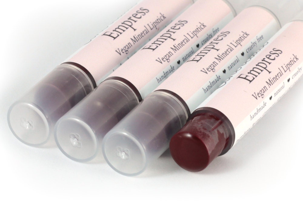 Vegan Lipstick Sample Empress dark vampy