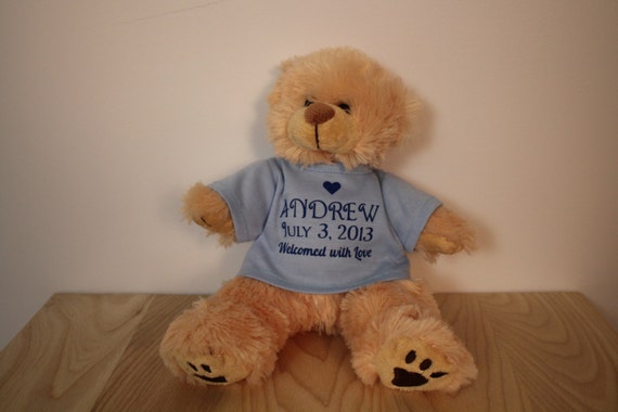 personalise a teddy