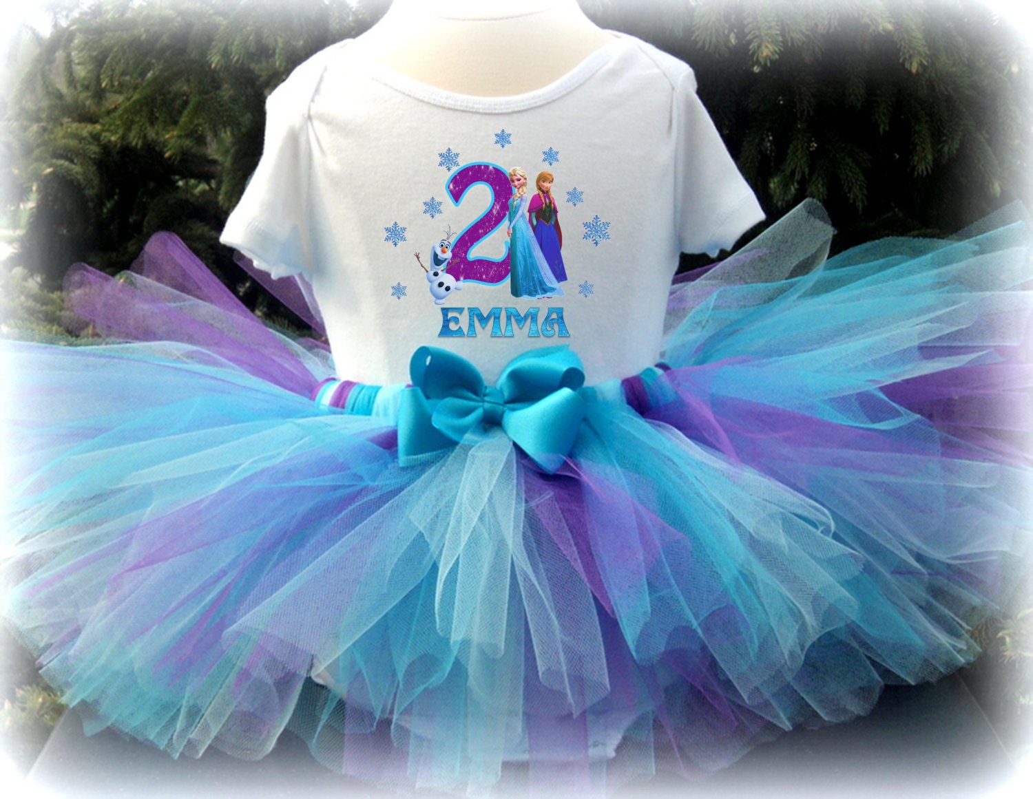 frozen birthday tutu
