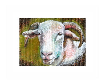 Popular items for painting of sheep on Etsy