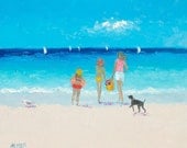 Beach painting, Beach Art, beach decor, beach scene, whimsical art, beach artwork, seaside art, seascape, ocean painting,Etsy Art,Jan Matson Beach painting, Beach Art, beach decor, beach scene, whimsical art, beach artwork, seaside art, seascape, ocean painting,Etsy Art,Jan Matson