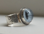small cat eye ring