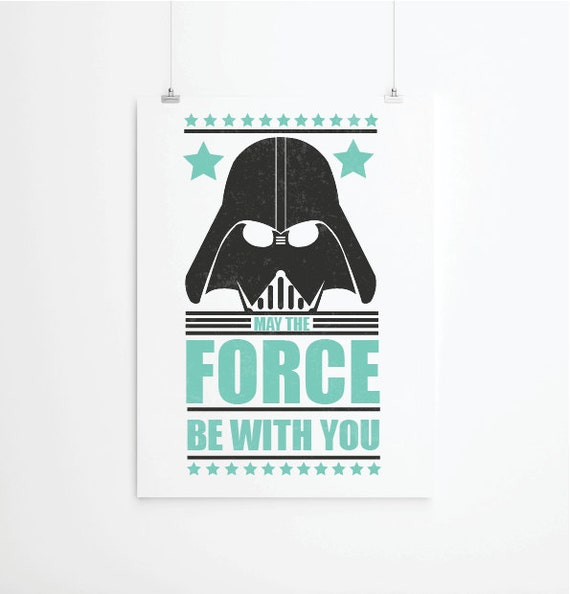 Star Wars poster Star Wars print Movie Poster Retro poster