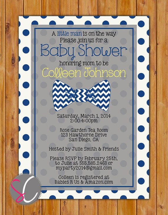 little-man-bow-tie-baby-shower-invitation-navy-blue-polka-dots