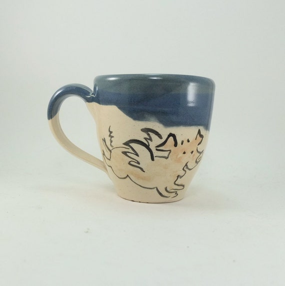 flying pig mug