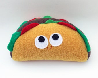 taco cat memory foam plush