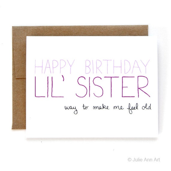 50% off LAST CHANCE SALE Sister Birthday Card Birthday