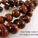 Red Tigereye Stone Beads 8mm A Grade - 16 inch, 48-50 pc - 5566-S