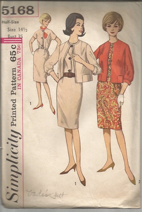 sleeve kimono dress pattern Jacket Kimono 1960s Sleeve 14 Size Pattern . Dress Collarless Bust 5