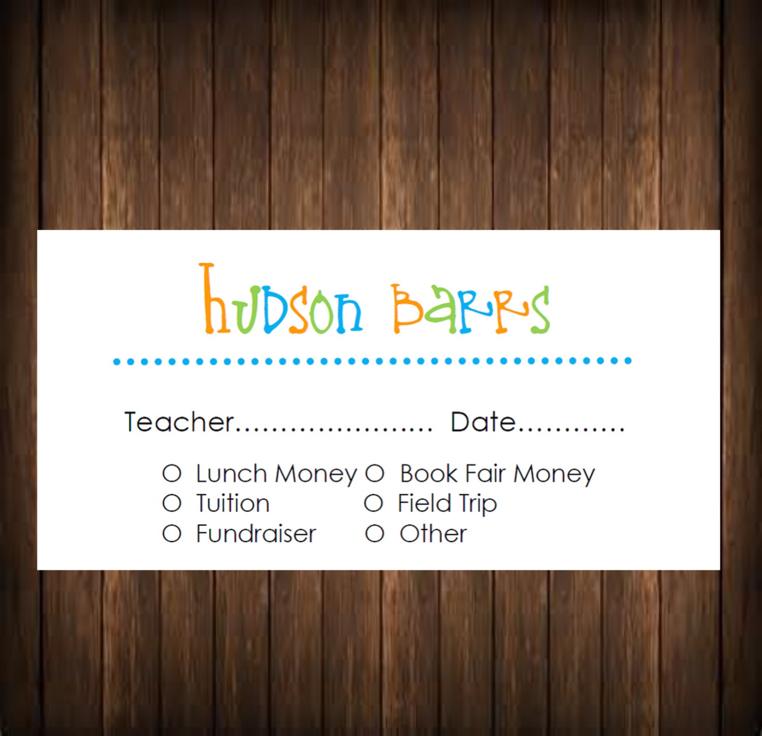 PERSONALIZED SCHOOL ENVELOPES 20 by ThePaperInkBoutique on Etsy