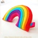 Pocket Rainbow - A Little Baby Felt Plush Rainbow.