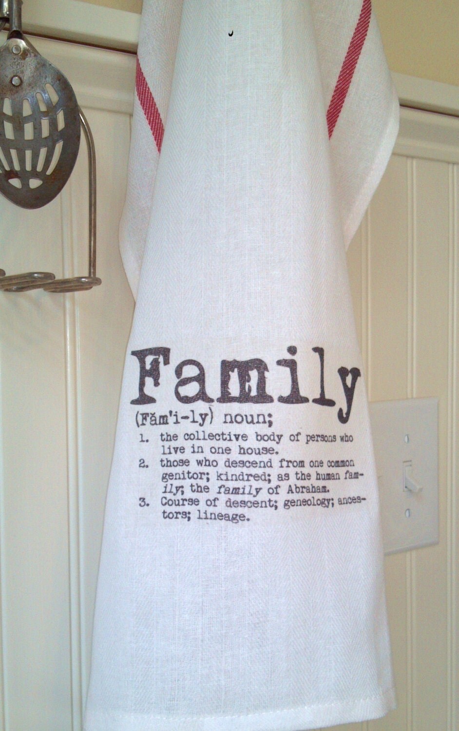 Family Tea Towel Family Dictionary Definition Kitchen Towel