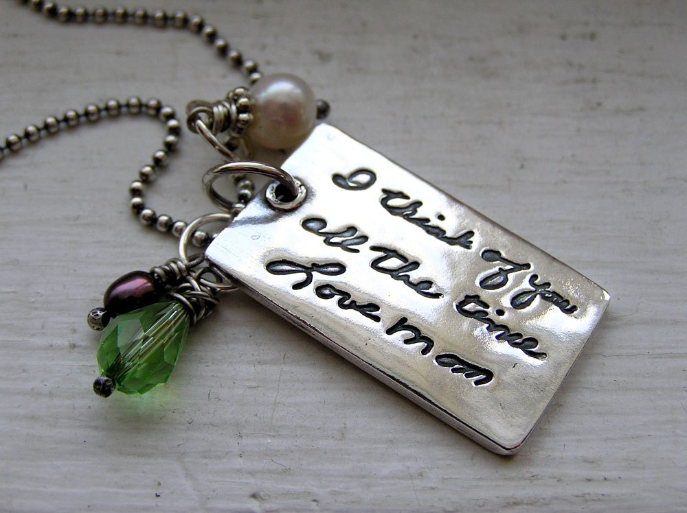 Memorial Jewelry Your Actual Loved One Hand Writing Made into