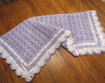 HEIRLOOM LACE BABY AFGHAN PATTERN Sewing Patterns for Baby