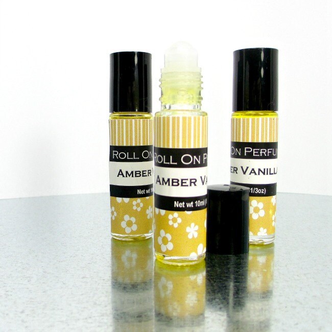 SALE Amber Vanilla Perfume Concentrated Perfume by CoquetteBath