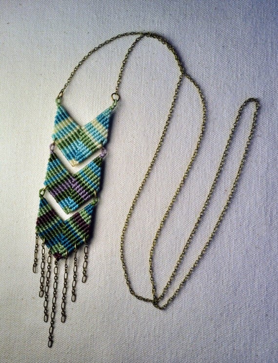 Triple Chevron Necklace - more colors!