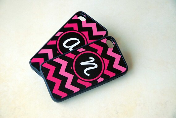 Items similar to Geometric Personalized Phone Case, Couples Matching ...