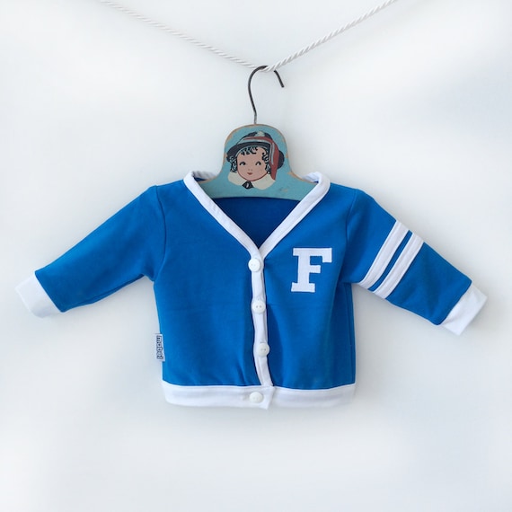 Items similar to Custom Royal Blue Baby Varsity Jacket Personalized