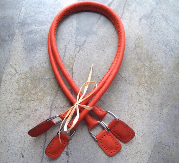 Handmade Leather Purse Bag Handles Rope Style by umvesquibam