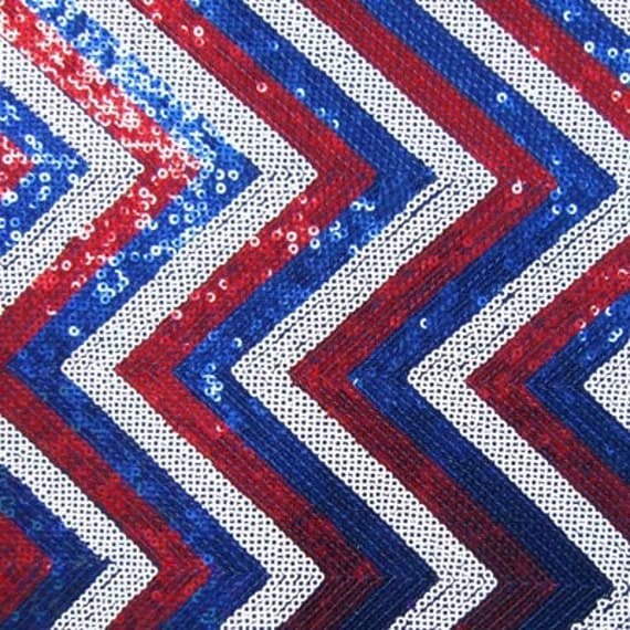 red white and blue sequin dress