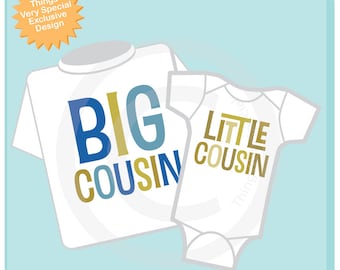 Set of Four Biggest Cousin Bigger Cousin Big by ThingsVerySpecial