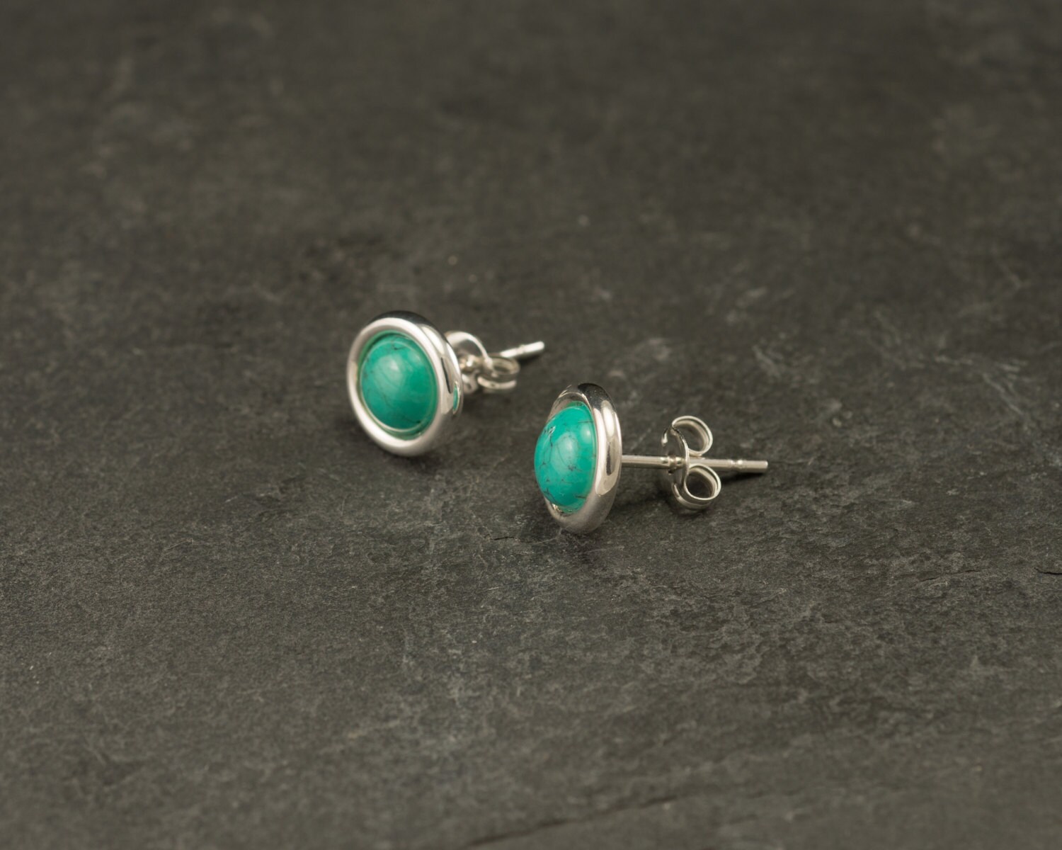 Turquoise Studs Turquoise Earrings Stud Turquoise Stud