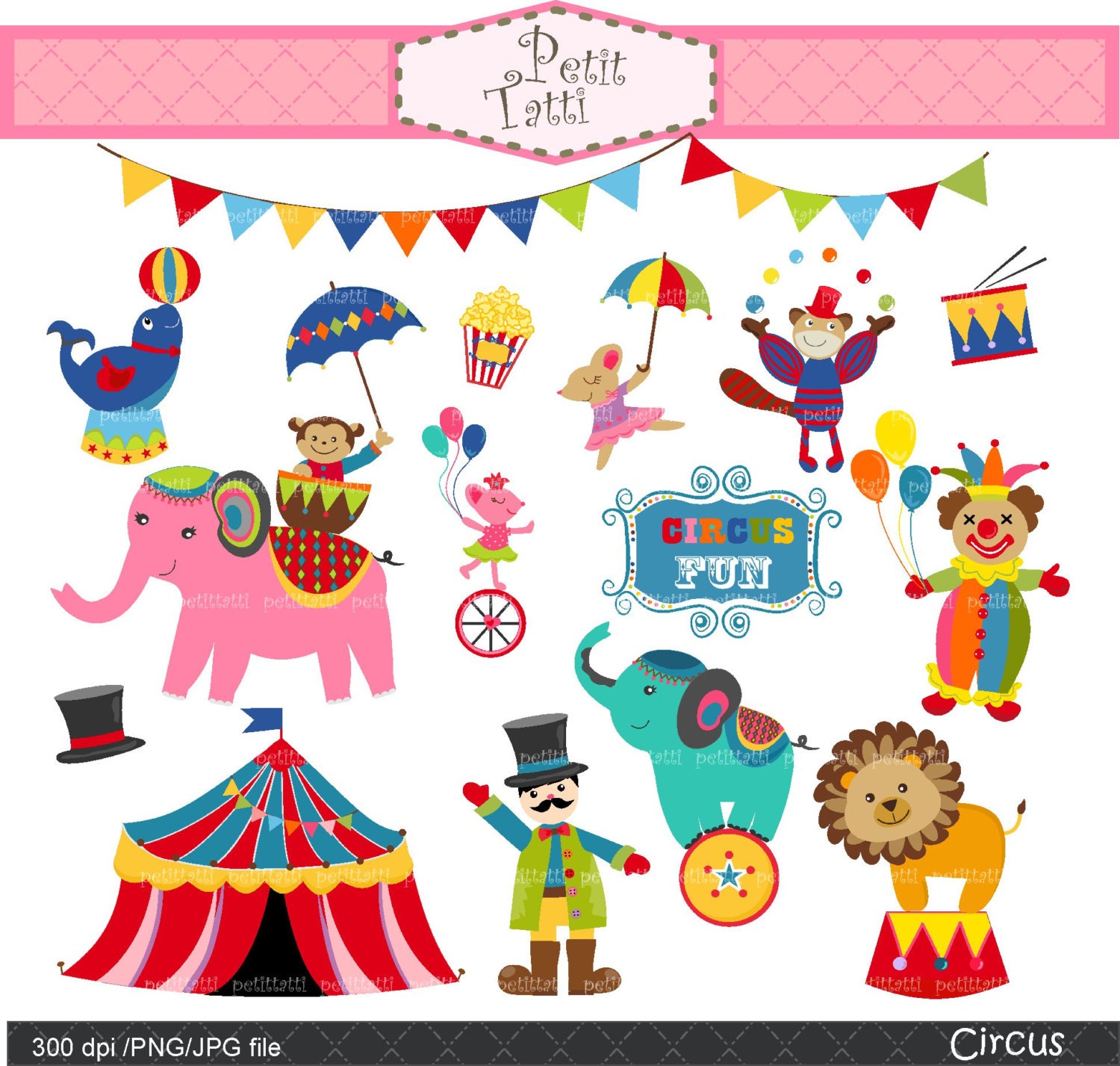 clipart circus animals - photo #41