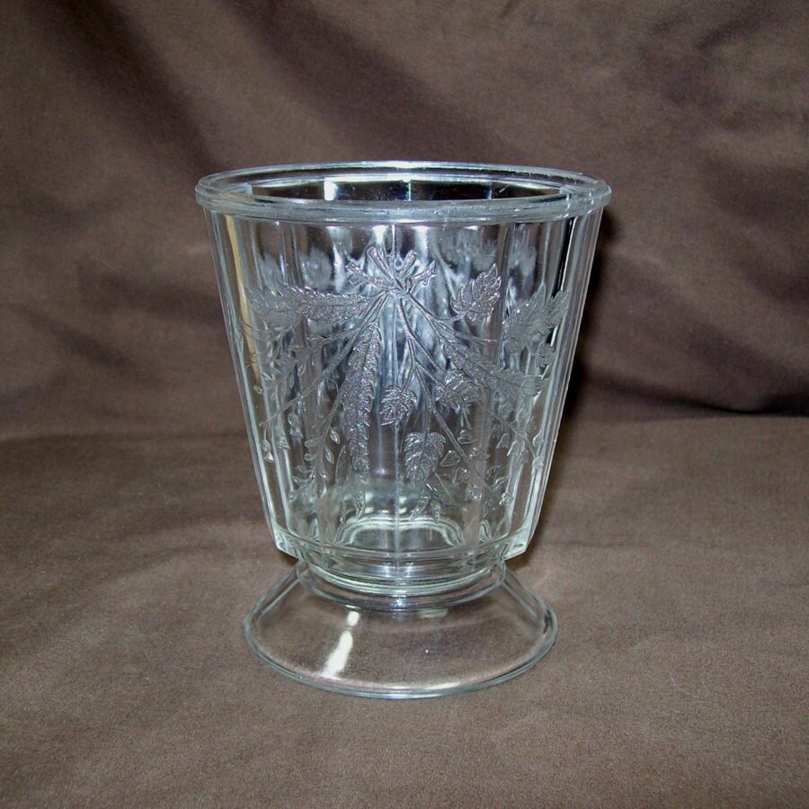 Antique Spooner Bryce Brothers Wheat & Barley / 1880s Clear