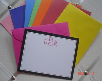 Classic Monogram Apex Card with Pinnacle Lined Envelopes