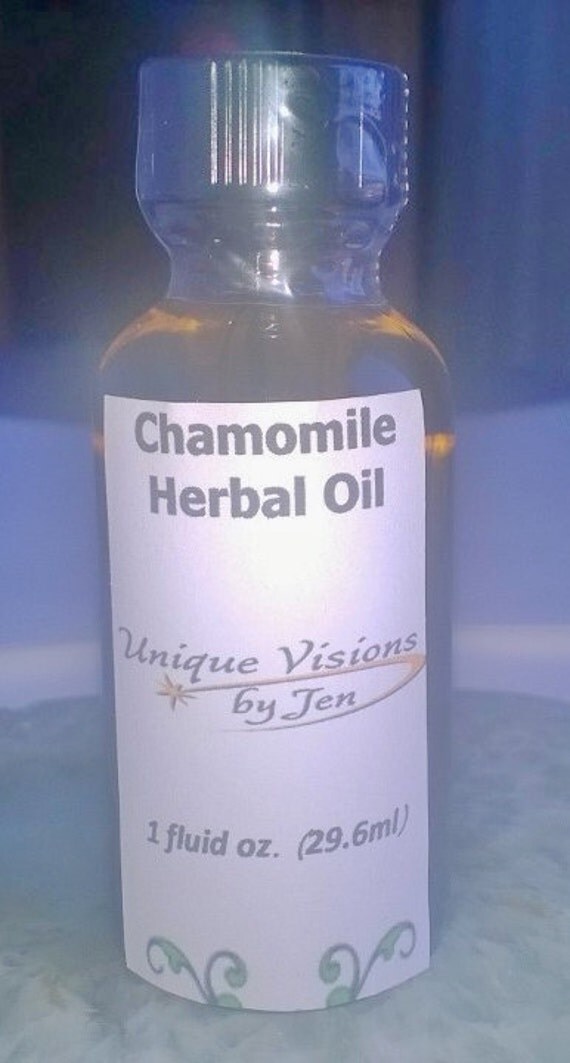 Chamomile Infused Oil 1 oz. herbal oil by uniquevisionsbyjen