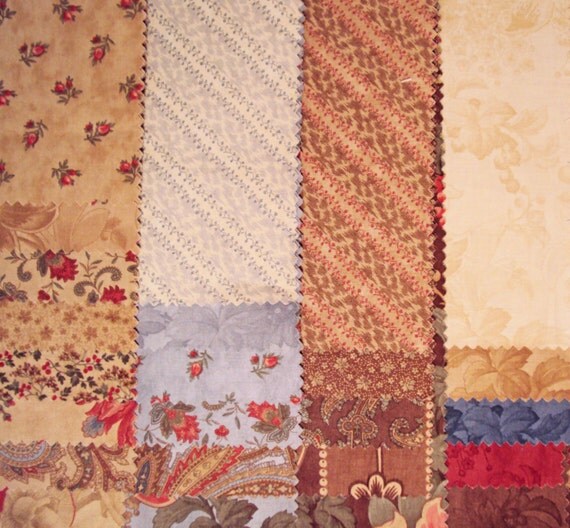 PORTOBELLO MARKET 46 piece sample set 3 Sisters shabby quilt