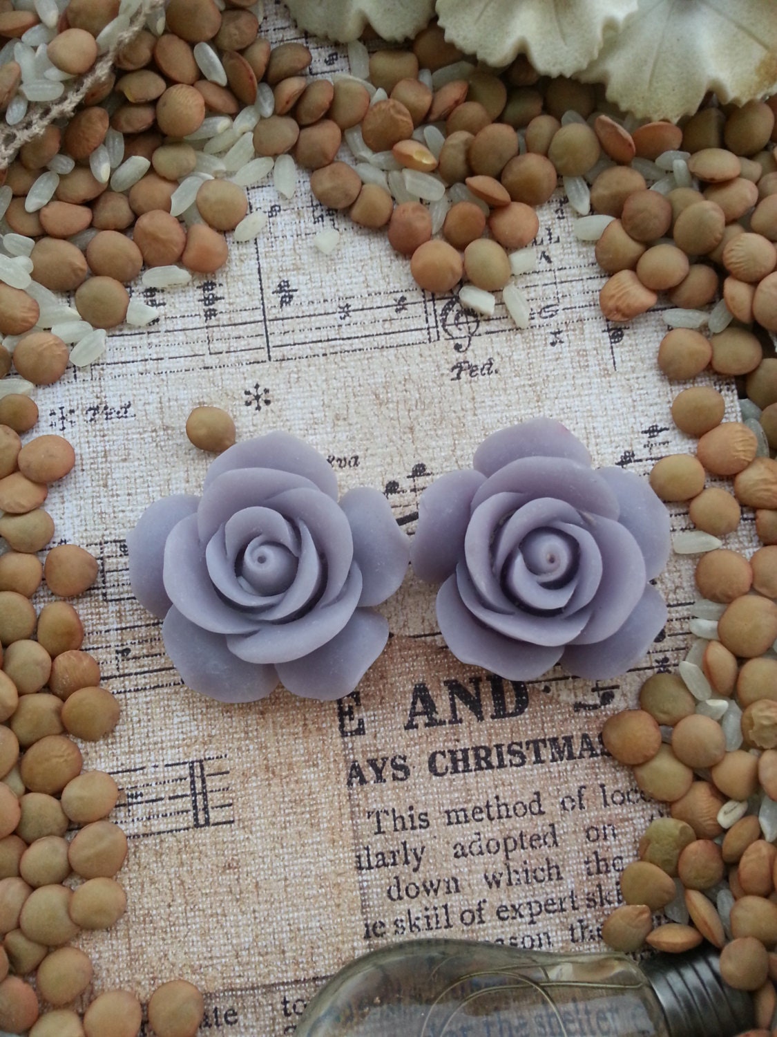 Large Bridal Plugs Prom Plugs Large Flower Plugs Light