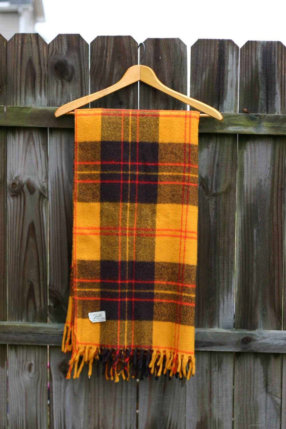 Vintage wool blanket