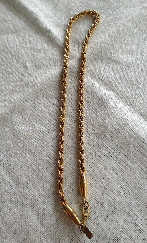 Vintage Gold Tone Necklace Chain