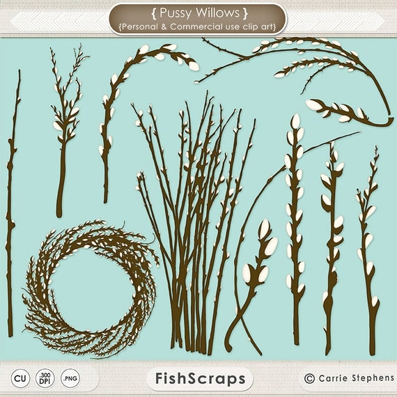 Pussy Willow Clip Art 6