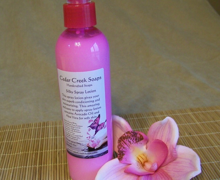 BODY SPRAY Peppermint Candy Body Spray 8 oz by CedarCreekSoaps1