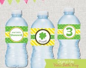St. Patrick's Day Shamrock, Water Bottle Wraps YOU PRINT digital file Il_170x135