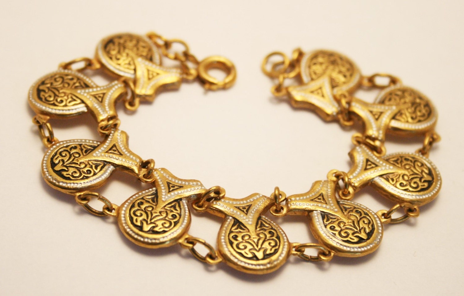 Vintage Toledo bracelet. Spanish bracelet. Castanets