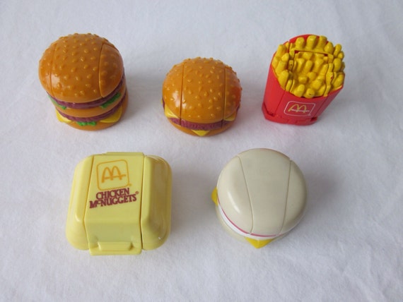 Food Changeables McDonald's Happy Meal Set by NostalgiaMama